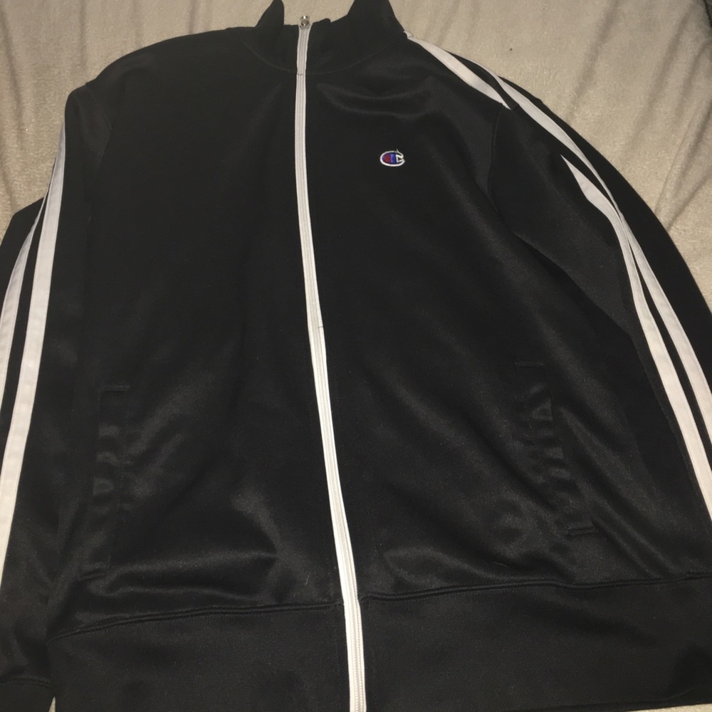 Champion jacket zip up size medium men